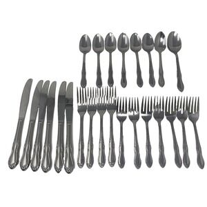 Vintage Lot of 25 Simeon L. George H. Rogers Silverplate Flatware